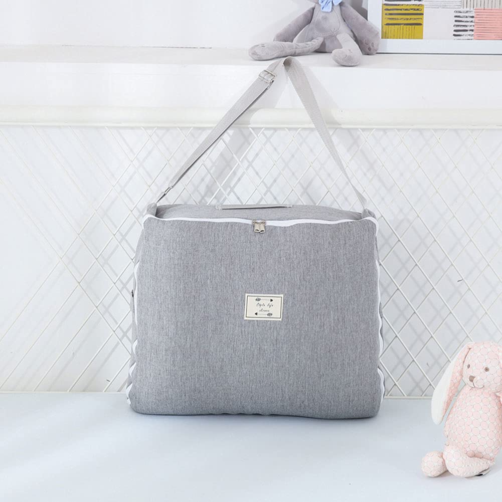 AGOGOLIFE Baby Lounger – Portable Newborn Nest with Pillow & Foldable Mattress, Soft Cotton Crib for Travel or Home-08