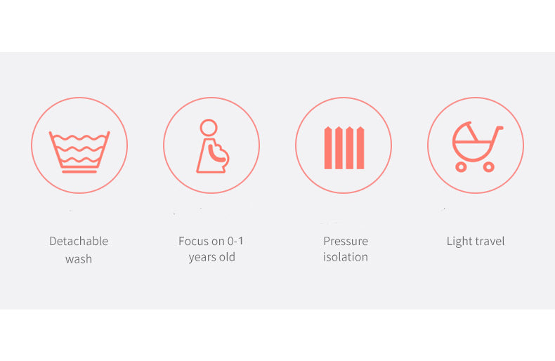 AGOGOLIFE Baby Lounger – Portable Newborn Nest with Pillow & Foldable Mattress, Soft Cotton Crib for Travel or Home-13