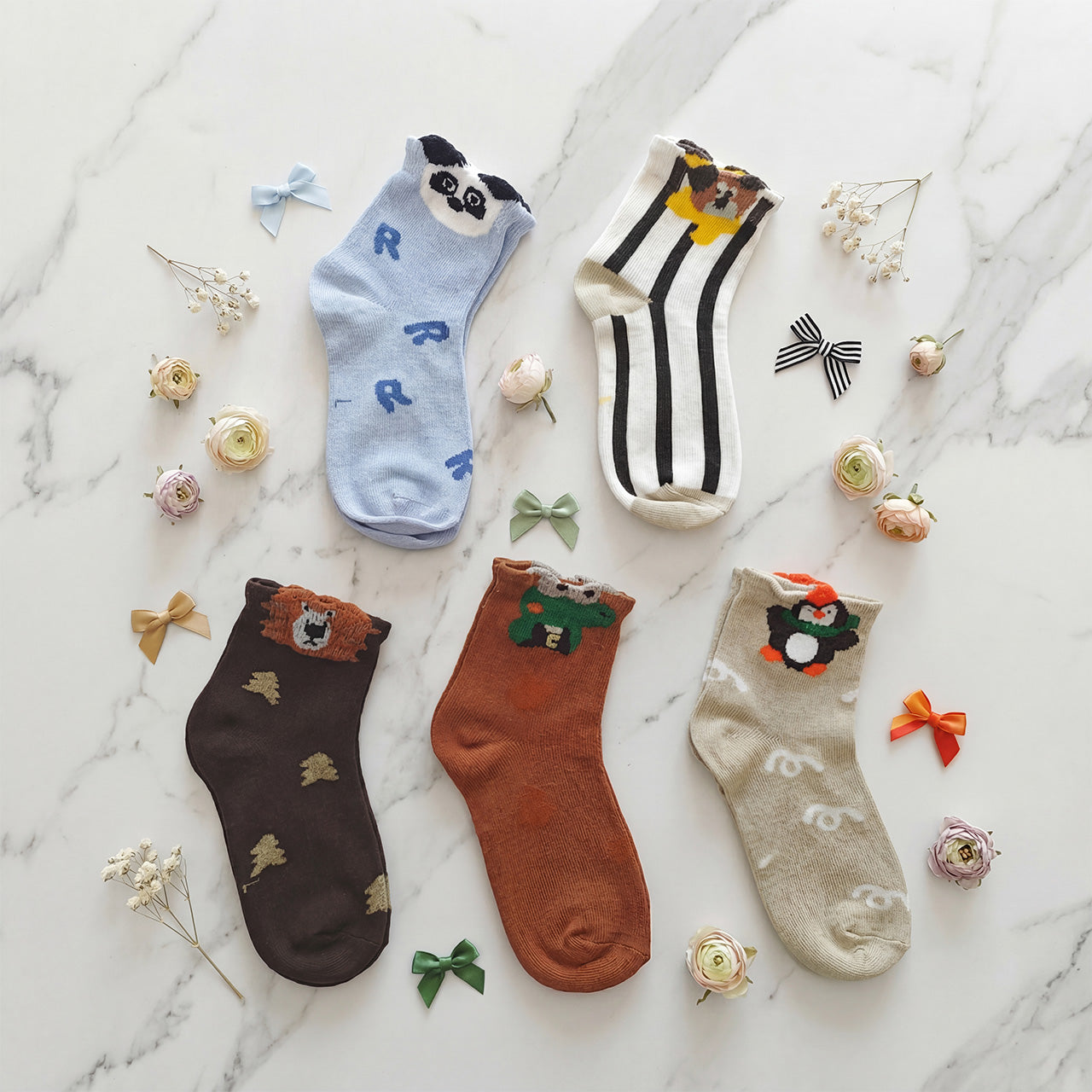 AGOGOLIFE Kids Cotton Socks – 5-Pack