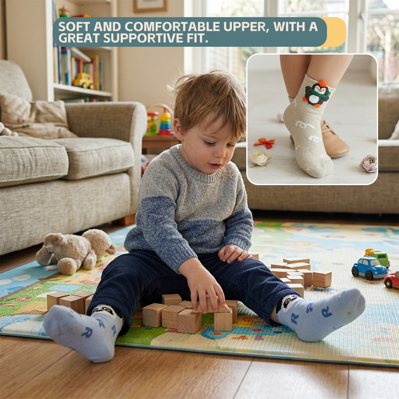 AGOGOLIFE Kids Cotton Socks – 5-Pack