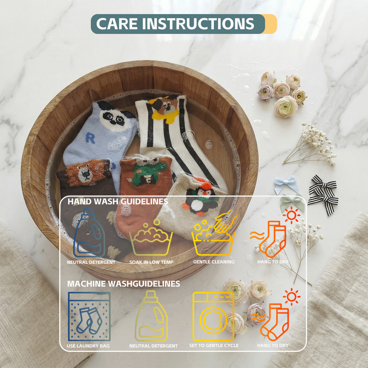 AGOGOLIFE Kids Cotton Socks – 5-Pack