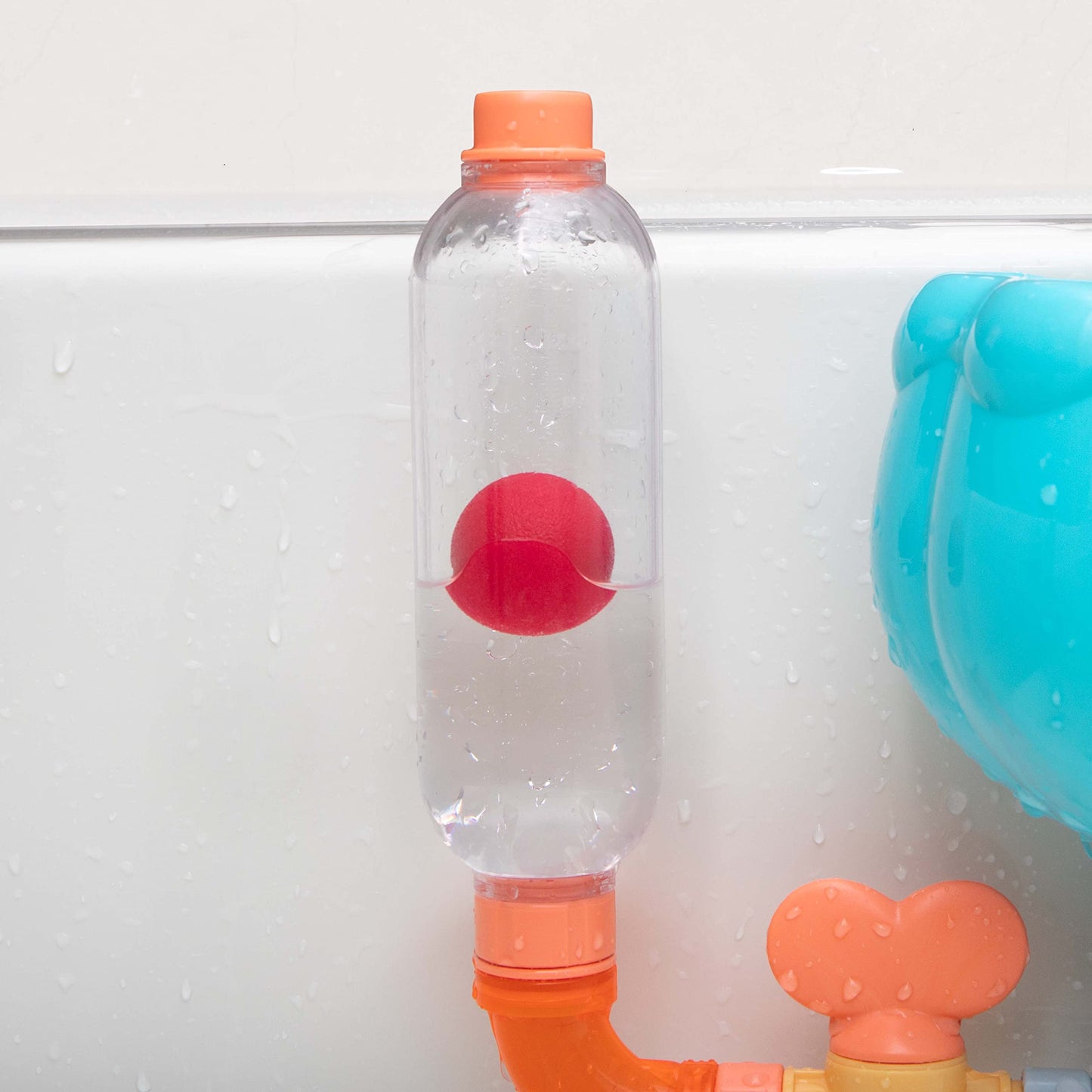 Interactive Kids Bath Waterfall Toy – Wall-Mounted Tub Playset with Pouring Cup, Spinning Gears, Water Valves & Shower Head – Fun Sensory Bath Toy for Toddlers and Babies